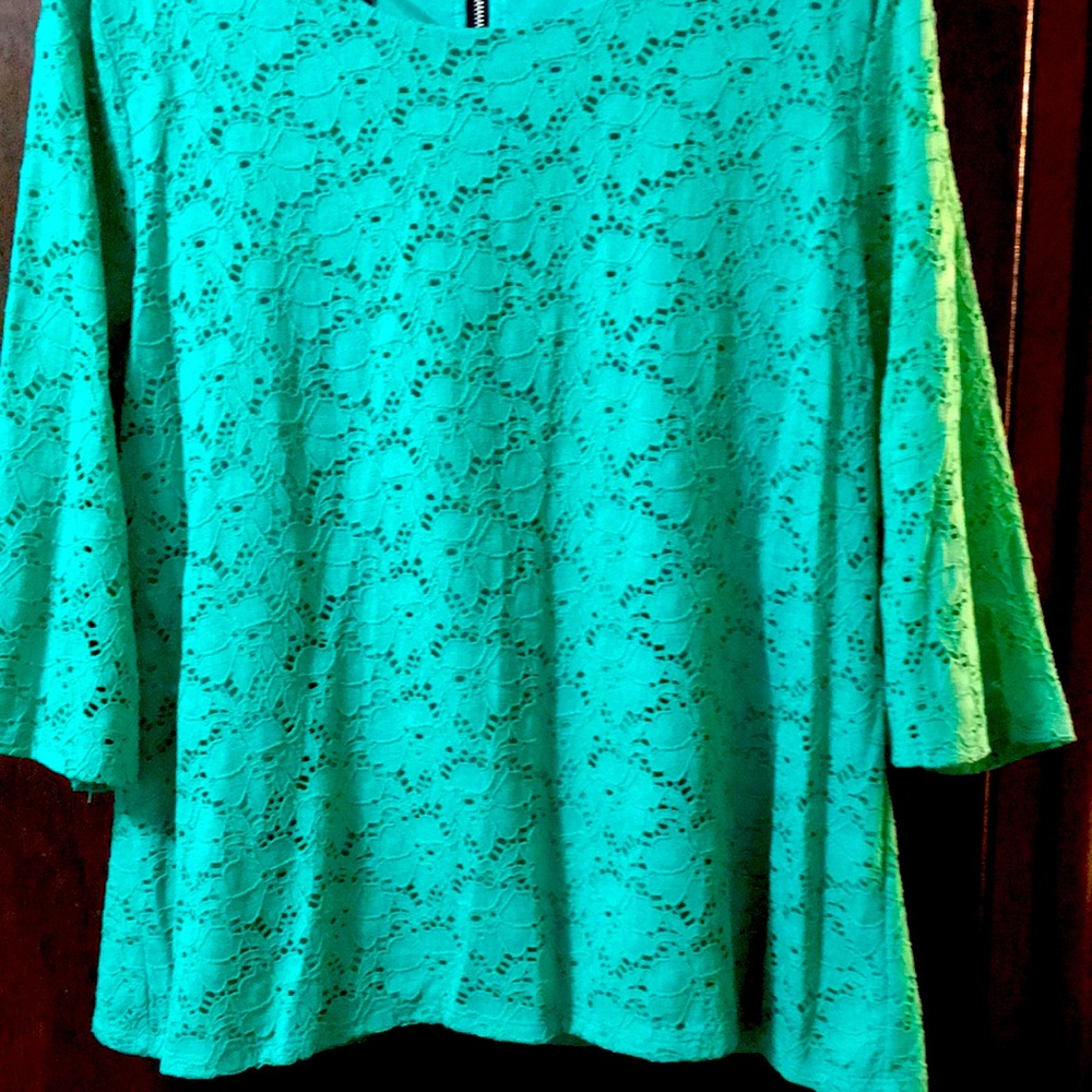 Teal Alfani top!
